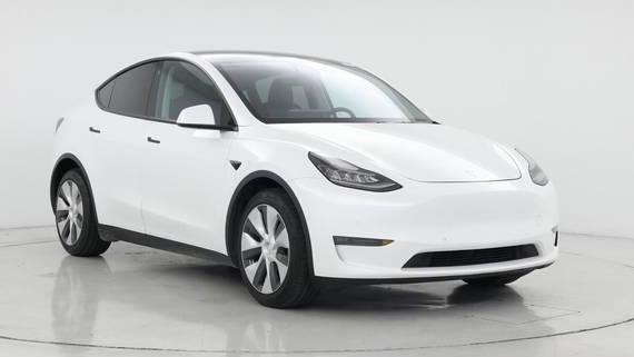 TESLA MODEL Y 2021 5YJYGDEE3MF077737 image
